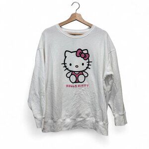 Hello Kitty Sanrio Y2K Long Sleeve Tee Kawaii Crewneck Size M